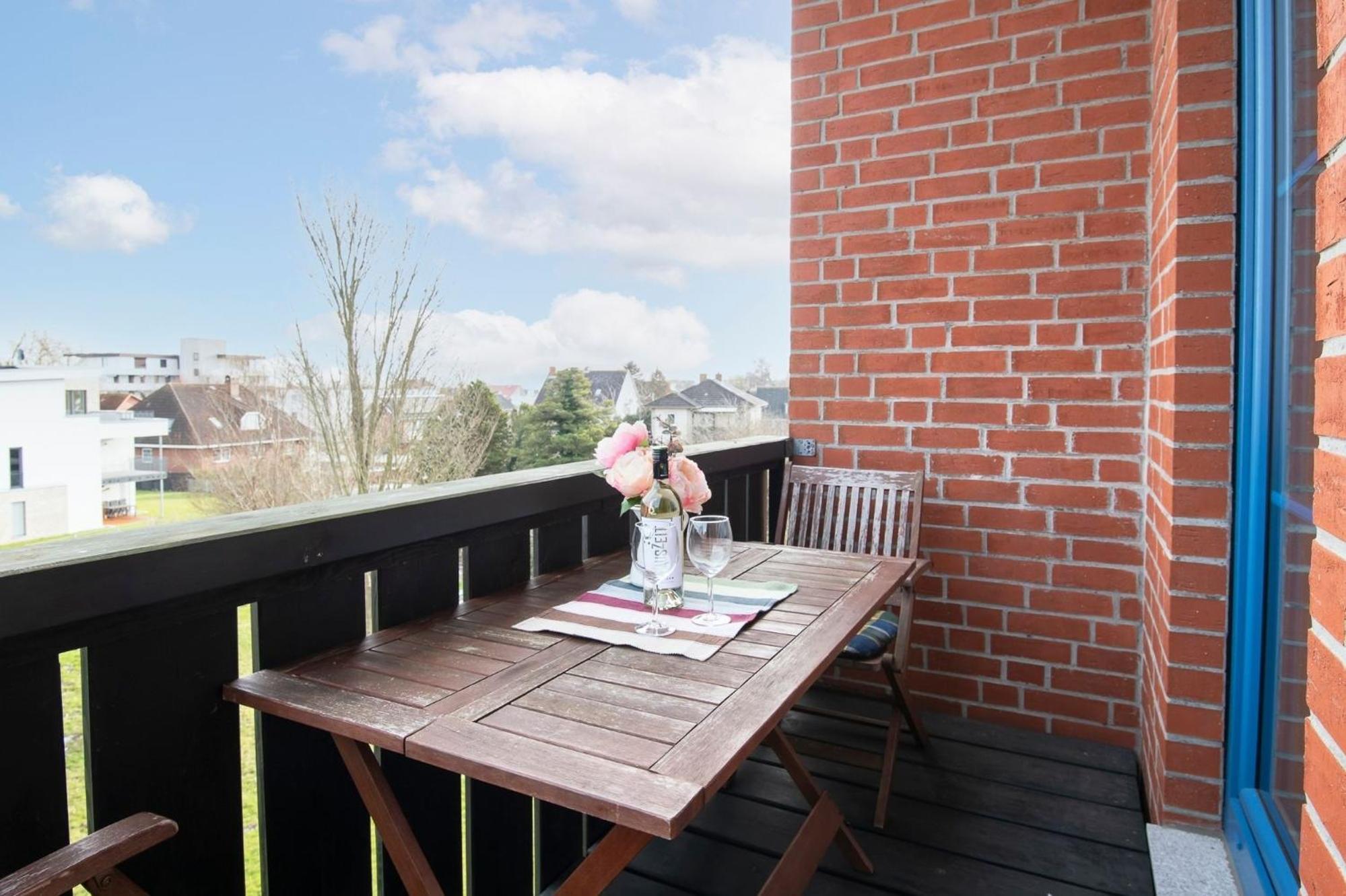 Ferienwohnung Auenblick mit Balkon An der Aue 9b Dahme  Exterior foto